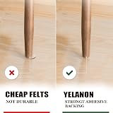 Yelanon Felt Furniture Pads 261 Pcs Self Adhesive Beige view 3