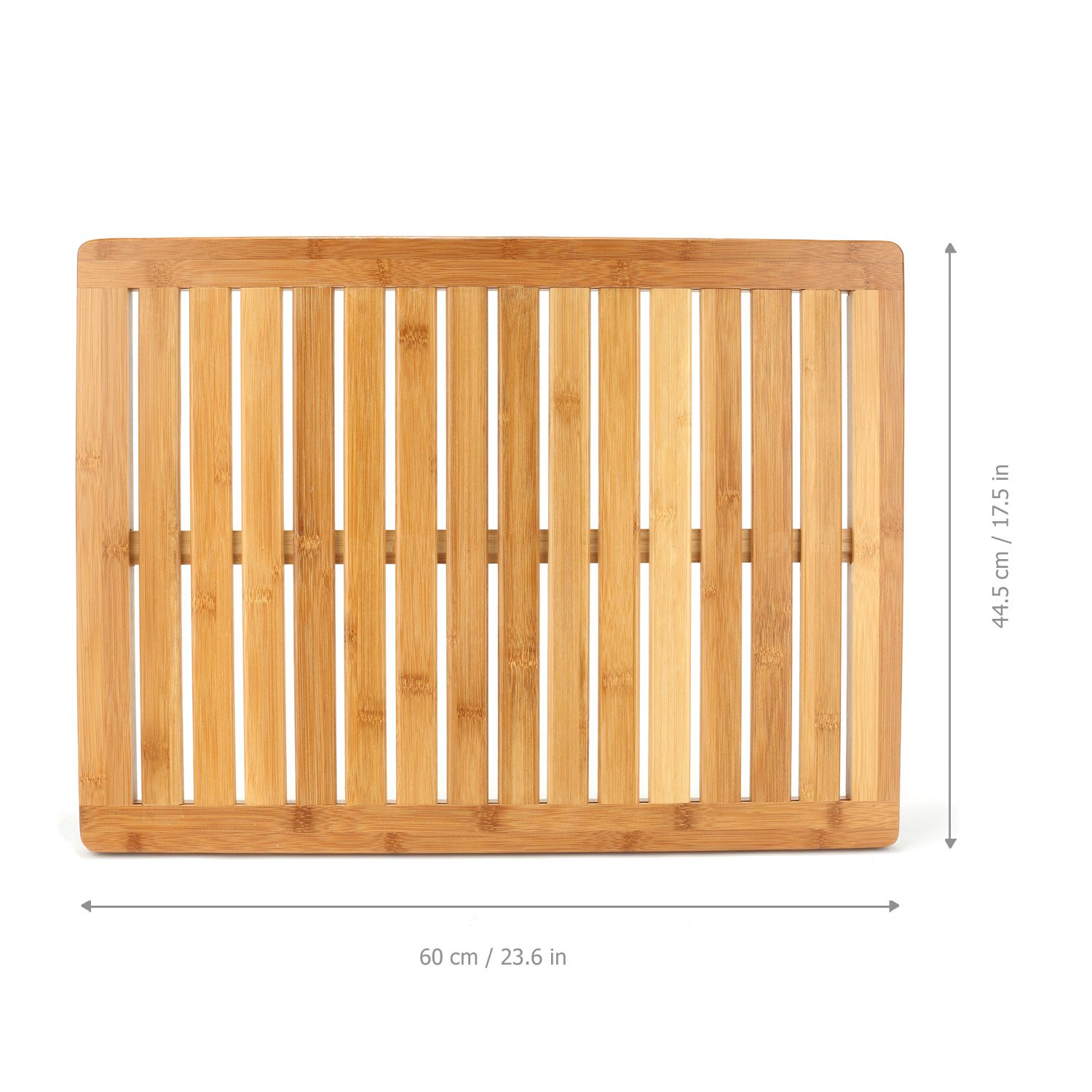 Outdoor Decor Indoor Outdoor Use For Kitchen Bedroom Bathroom Toilet Doormat Pet Mat 60 X 40 Cm 23 6 X 16 Luxury Multipurpose Bamboo Bath Mat For Shower Spa Sauna With Non Slip Feet Doormats