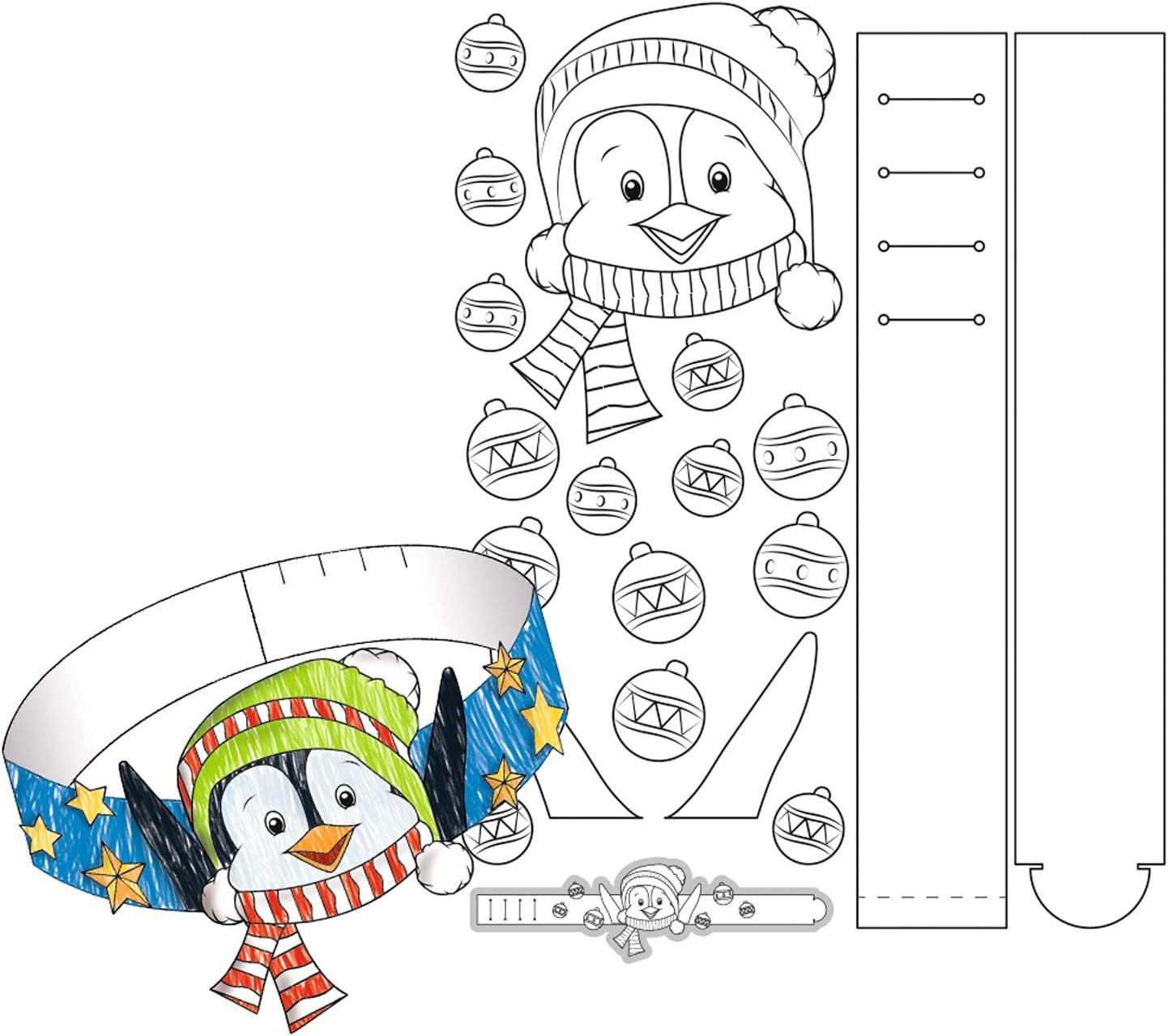 Ursus 17110001 Children's Crowns Christmas, White - Image 3