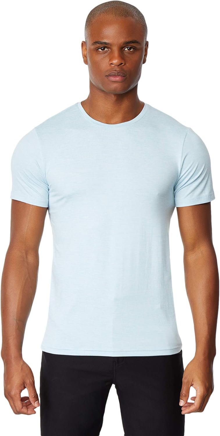 32 DEGREES Mens Cool Quick Dry Active Basic Crew T-Shirt: Clothing