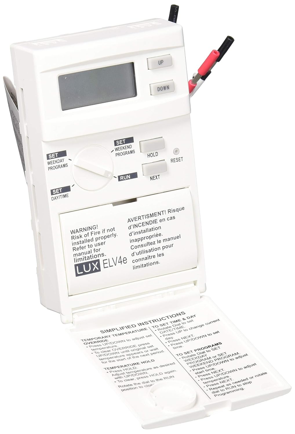 Buy Lux Products Elv4 A05 Programmable Thermostat For Radiant Heat