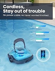 WYBOT Cordless Robotic Pool Cleaner, Automatic Pool