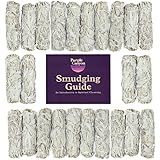 PURPLE CANYON White Sage Bundles Refill Kit - (24 Pack with White String) - Bulk Sage Smudge Stick for Home Cleansing…