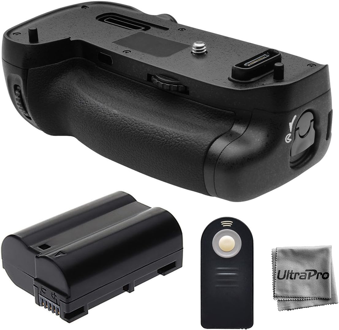 Battery Grip Bundle F/Nikon D750 Includes MBD16 Replacement Grip, 1Pk ENEL15