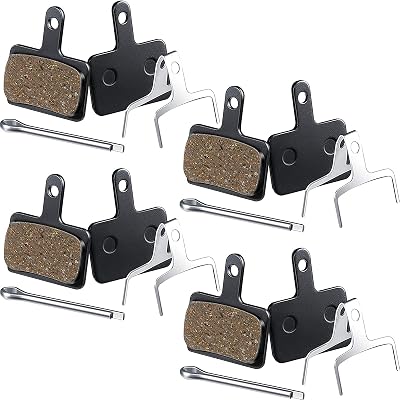 Zonon 4 Pairs Resin Bike Brake Pads for TRP Tektro Shimano Deore BR-M575 M525
