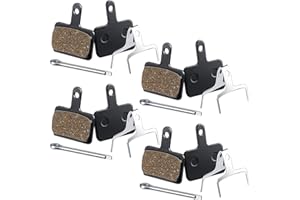 Zonon 4 Pairs Bike Brake Pads Competible with TRP Tektro Shimano Deore Br High-Performance Mountain Bike Disc Brakes for M575 M525 M515 T615 T675 M505 M495 M486 M475 M465 C501s