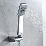 Ibergrif M20202 High Pressure Square Handheld Shower Head 1/2 in Chrome view 3