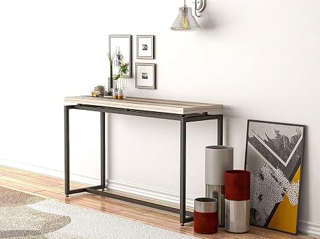 Narrow Sofa Table Behind Couch