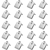 Knape &amp; Vogt Knape and Vogt Adjustable Steel Pilaster Shelf Support Clip Zinc (Pack of 20)