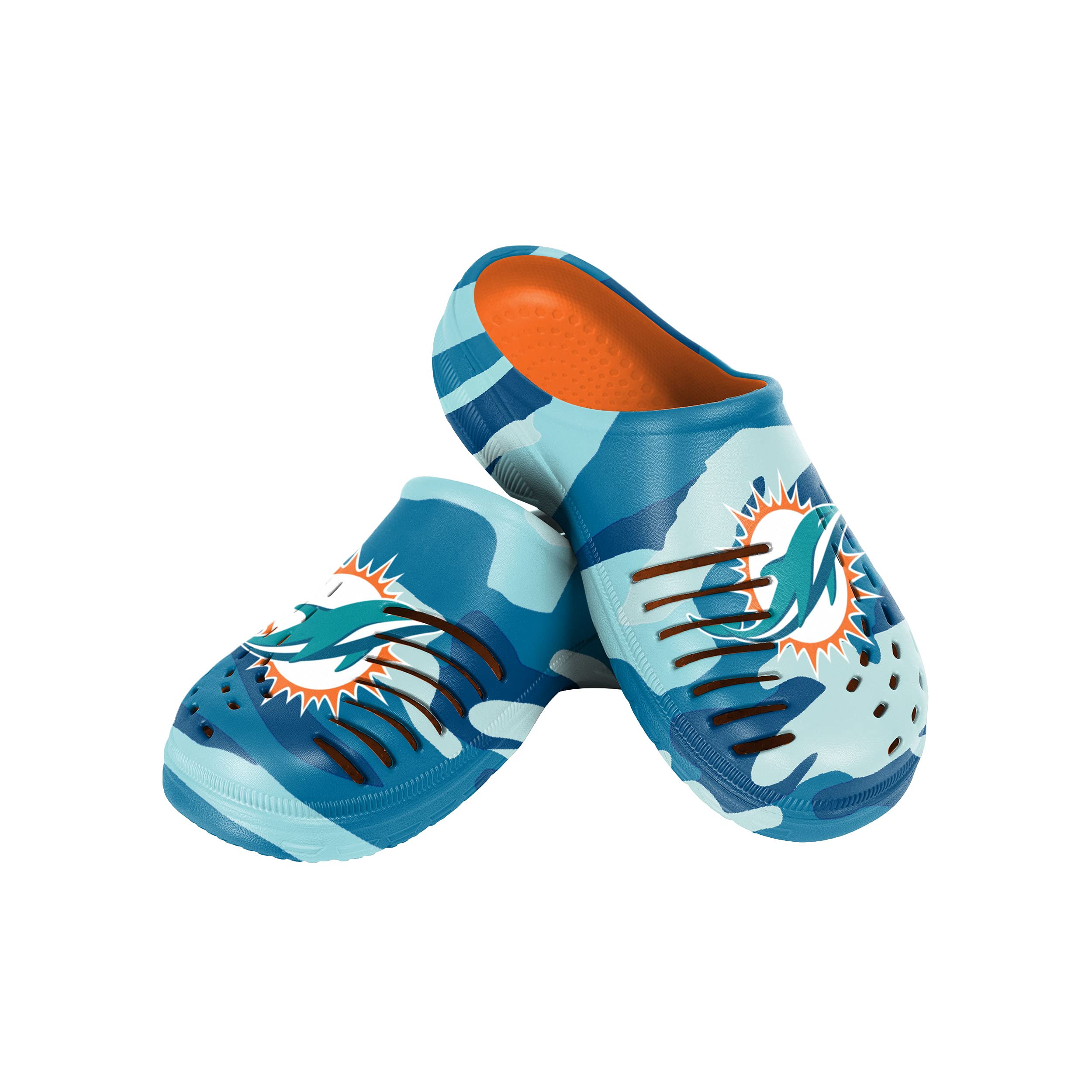 FOCO Miami Dolphins NFL Mens Tonal Camo Clog - L Image