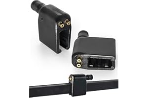 3-way Windshield Washer Spray Nozzles compatible with Ford Transit VW Crafter Chevy Express Peterbilt Freightliner Ram ProMaster – Universal adjustable Truck wiper sprayers by Click&Fit, 2 pcs