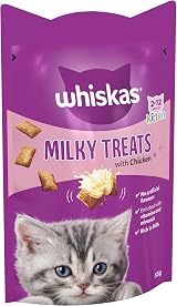 Whiskas Kitten Milky Treats 8 x 55g Crunchy Soft Milky Filling view 2