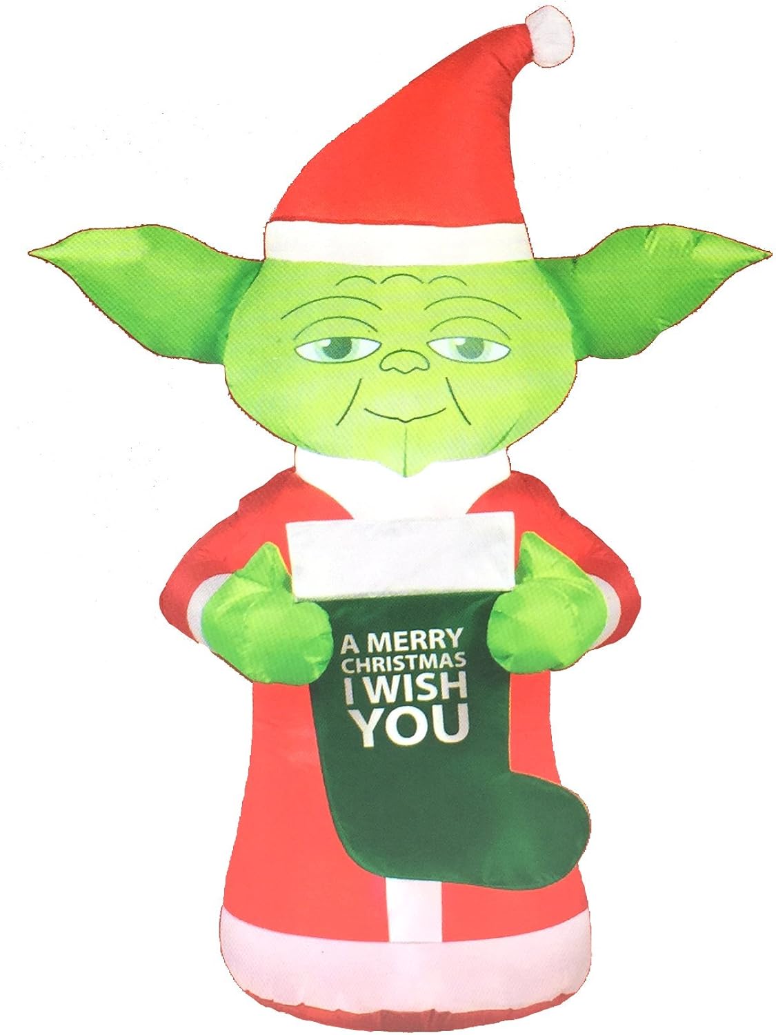 Star Wars 5ft Yoda Christmas Airblown Inflatable with LED Lights