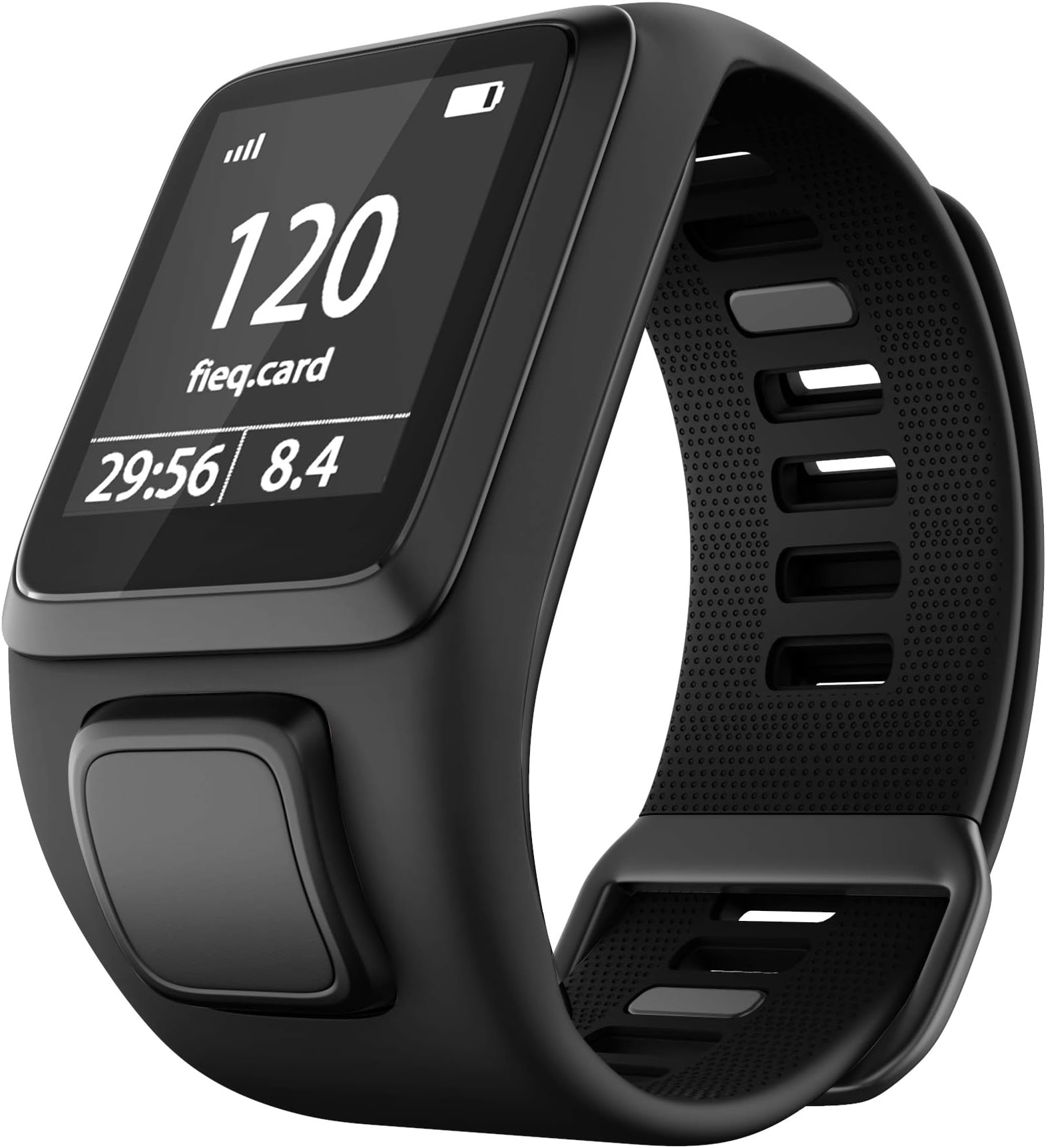 Cobar Watchband for TomTom Watch, Silicone Waterproof Breathable Sport Fitness Watch Strap Wristband replacement for TomTom Runner 2/ Runner 3/ Spark/Golfer 2 Sports GPS Running Smartwatch