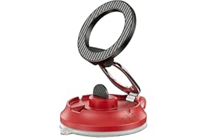 Magnetic Car Phone Holder Mount for MagSafe [90+LB Super Strong Suction] 360° Rotation, Vacuum Suction Cup Car Mount Dashboar