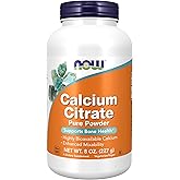 NOW Supplements, Calcium Citrate Powder, Supports Bone Health*, 8 oz