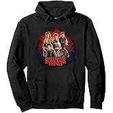 Stranger Things Season 5 Main Characters Brush Strokes Logo Pullover Hoodie