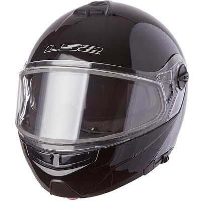amazon ls2 strobe helmet Helmets II Modular Motorcycle W/SunShield (Gloss White day comfort LS2 Strobe II Helmet