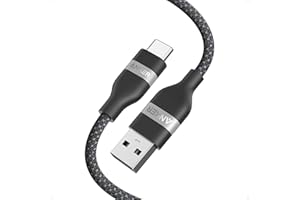 Anker Car Carplay Cable for iPhone 17 16 Pro Max Plus, Upcycled Braided USB A to USB C Car Charger Cord for Samsung Note20 and More (3FT, Black)
