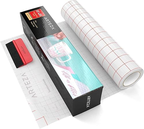 Télécharger gratuitement Images Amazon Com Arteza Ultra Clear Transfer Tape Paper With Grid actualisé salutations