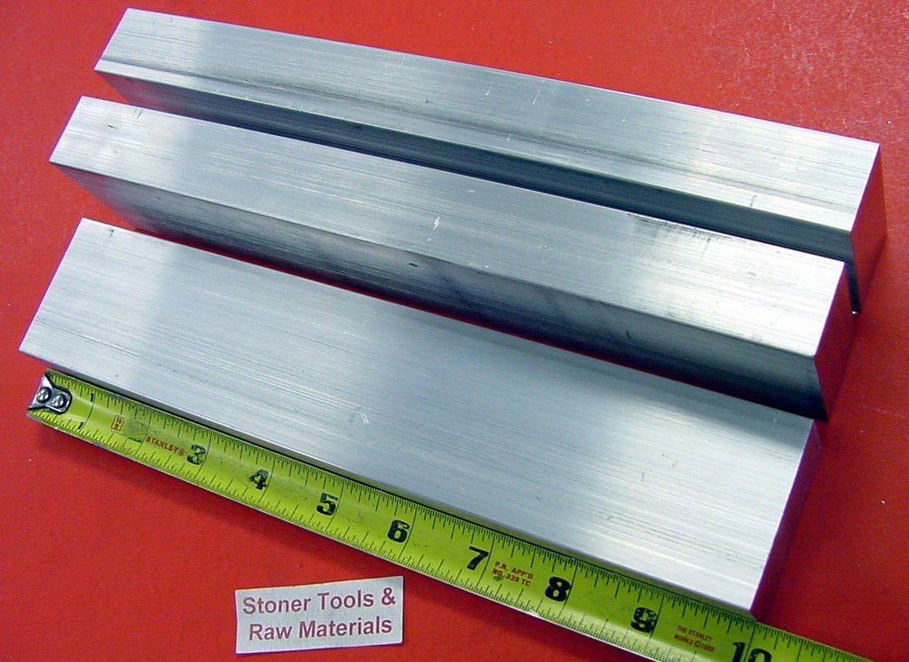 8 Pieces 1/2x 2 ALUMINUM FLAT BAR 6 long 6061 .500 Solid Plate Mill