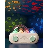 Cloudb Cloudbox Storytime Audio Story Books Toy Gift for Toddlers Kids Girls Boys | English/Spanish Voice Record Storyteller | 36 Stories, 8 Melodies, Star Projector Night Light White Noise Dreambox