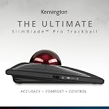 Kensington SlimBlade Pro Bluetooth Trackball Mouse 55mm Ergow Ambidextrous view 2