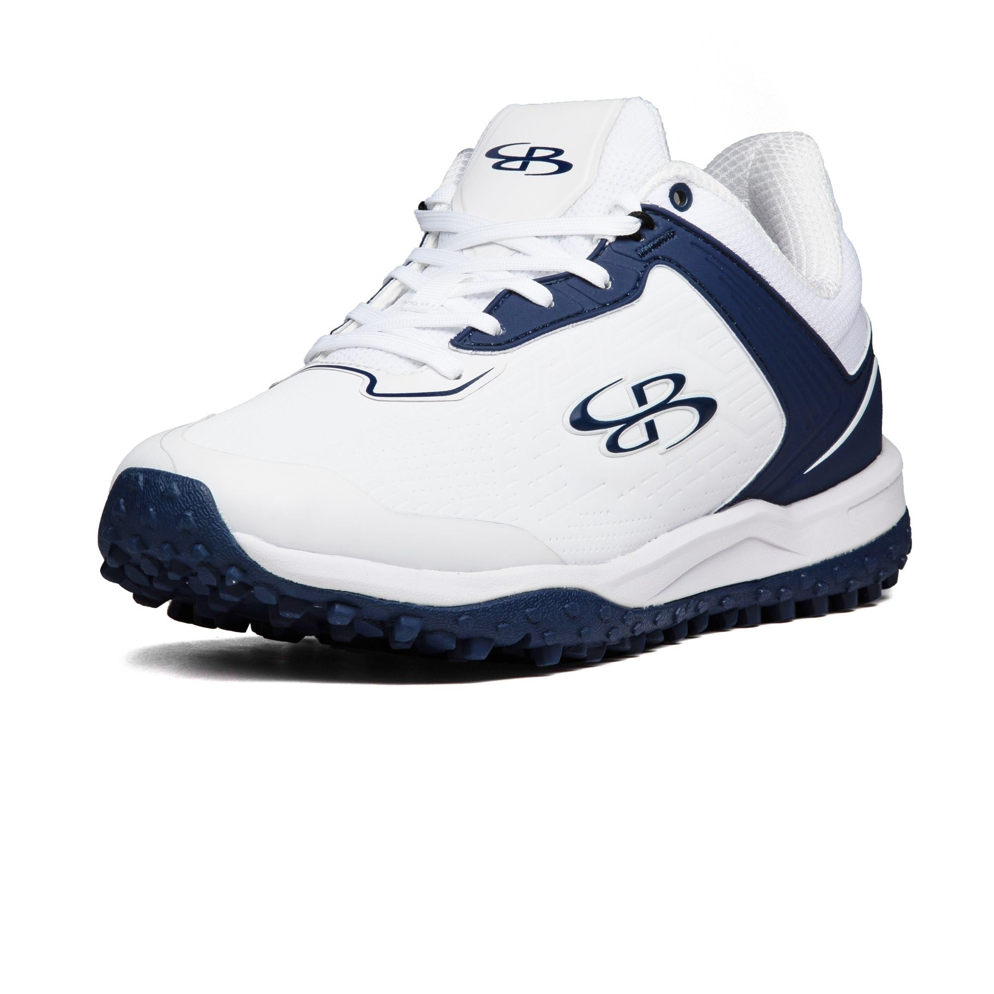 Boombah Viper Pro Men's Turf White/Navy - Size 9