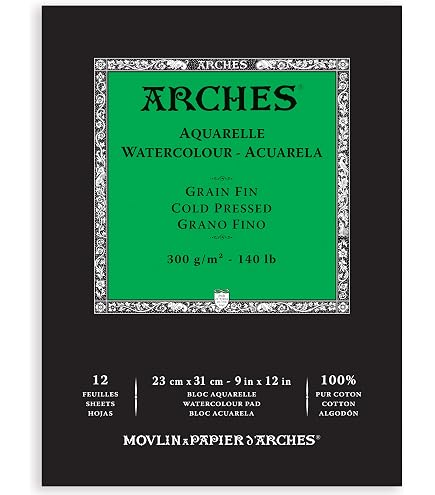 Papier Hahnemühle Pour Huile Et Acrylique - Bloc 18x24 Cm, 230 G/m², 10 Feuilles - 8
