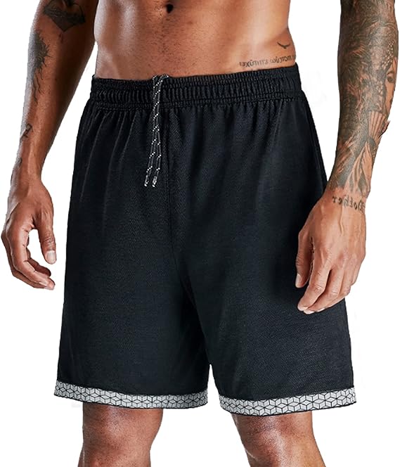 BUXKR Men's 7 Inch Athletic Running Shorts Training Workout Shorts with Pockets Amazon.ca