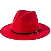 Lisianthus Women Belt Buckle Fedora Hat