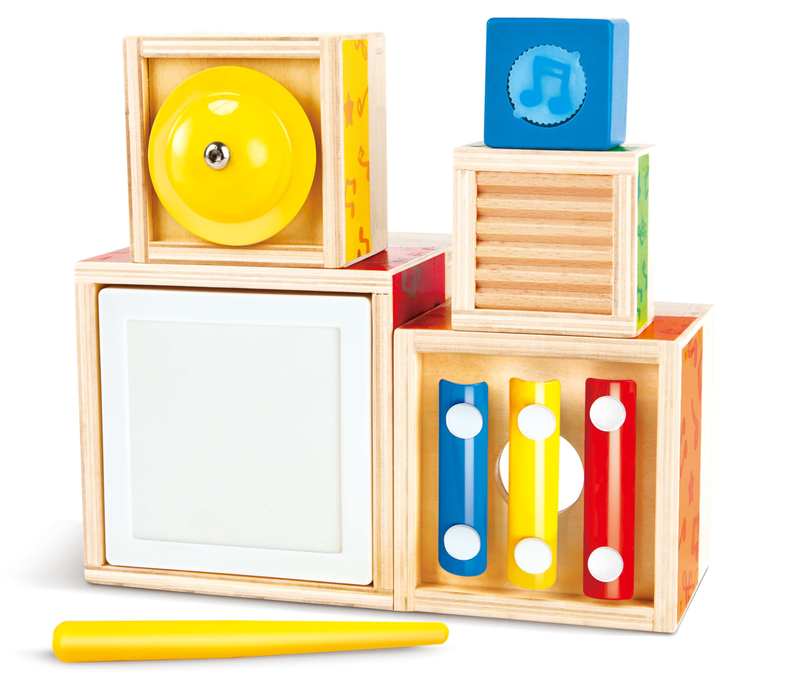 Music Set For Kids, Hape Multi Musical Block Set, With 5 Musical Instruments. 18 months +