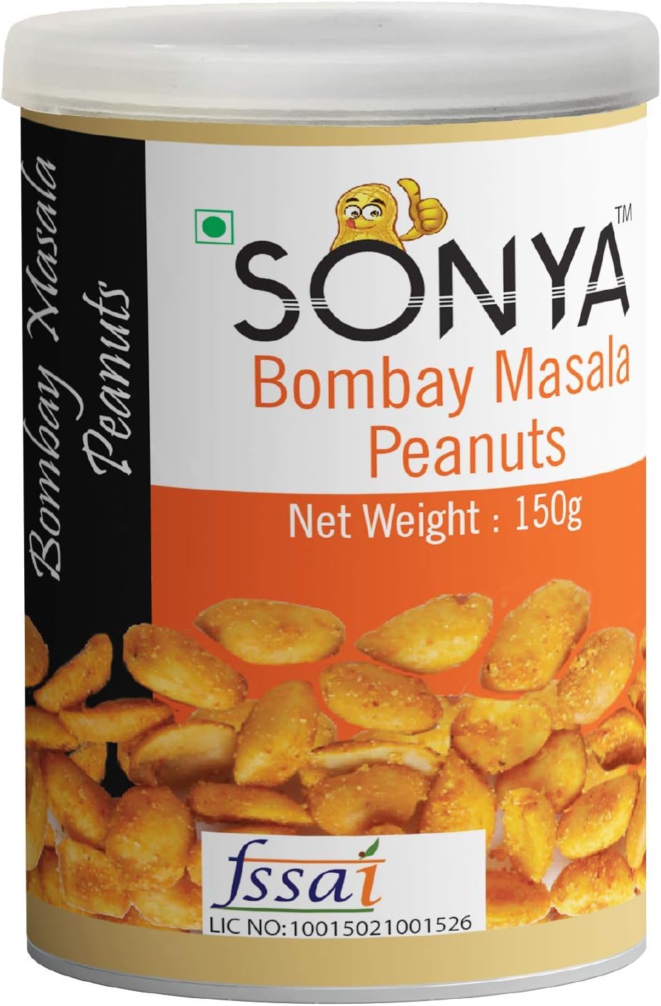 Happy Hours Bombay Masala Flavor Peanuts 150 GMS * 2 Pack