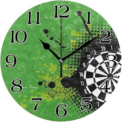 Amazon 掛け時計 サッカー 運動 かっこいい 連続秒針 シンプル 飾り 簡約 部屋 個性的 部屋飾り 円型 静音木製 壁掛け時計 家寝室居間 直径30cm 部屋装飾 置き時計 掛け時計 オンライン通販