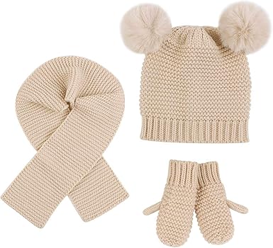 baby scarf and gloves