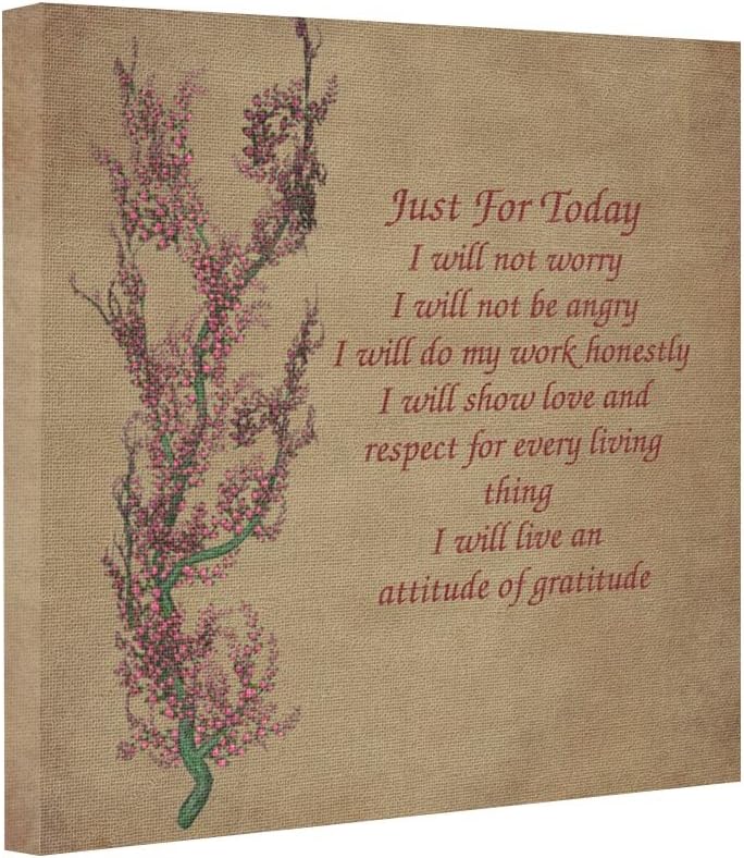 Canvas Picture Frames Wall Art Canvas Flowers Gratitude Quote Inspirational