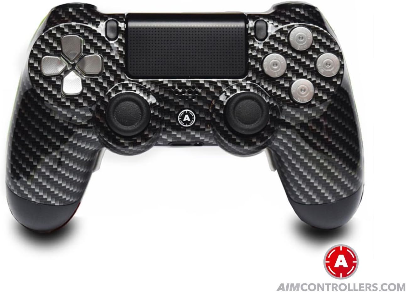 PS4 Dualshock 4 V2 Custom Controller AimCotrollers AIM Carbon paddles X/O scuf