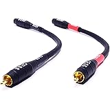 CESS-075-6i Heavy Duty Waterproof RCA Cable, Phono Male to Male (6 in)