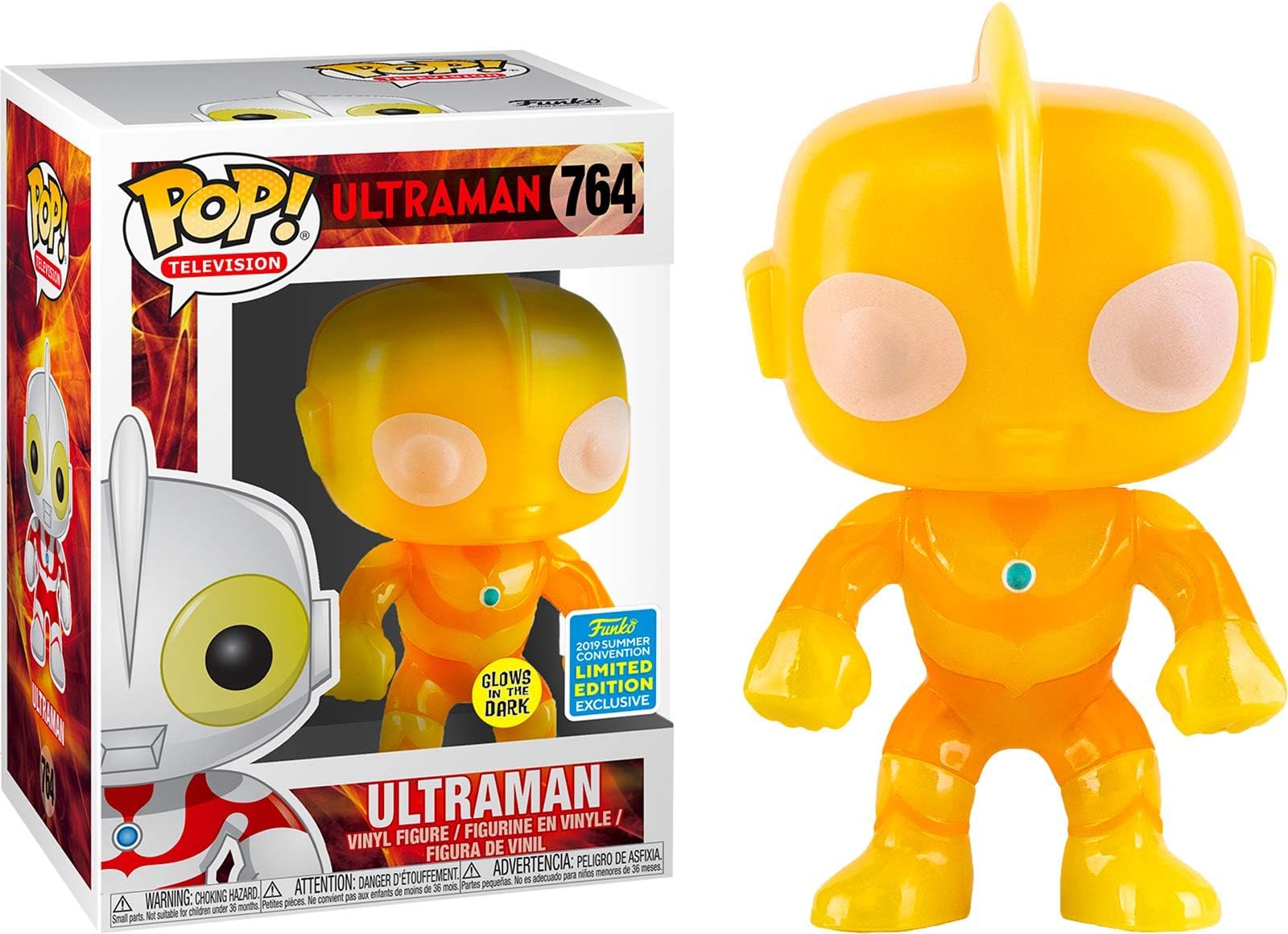 Funko POP! Ultraman Glow In The Dark SDCC 2019 Exclusive Vinyl Figure