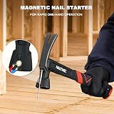 HAUTMEC 20 oz One Piece Forged Framing Hammer with Magnetic Nail Holder view 4