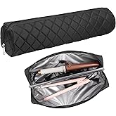 Suafrnut Large Hot Hair Tools Organizer Bag Portable Travel Heat Resistant Storage Case Pouch for Curling Irons, Flat Irons, Hair Straighteners and Styling Tools(17.7" x 3.9")