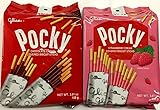Glico Pocky Family Size Chocolate and Strawberry, 9