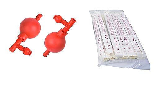 Lab Pipette Filler Bulb 3 Valves 2 Bulbs 25 Sterile 25ml Serological Pipettes Amazon Com Industrial Scientific