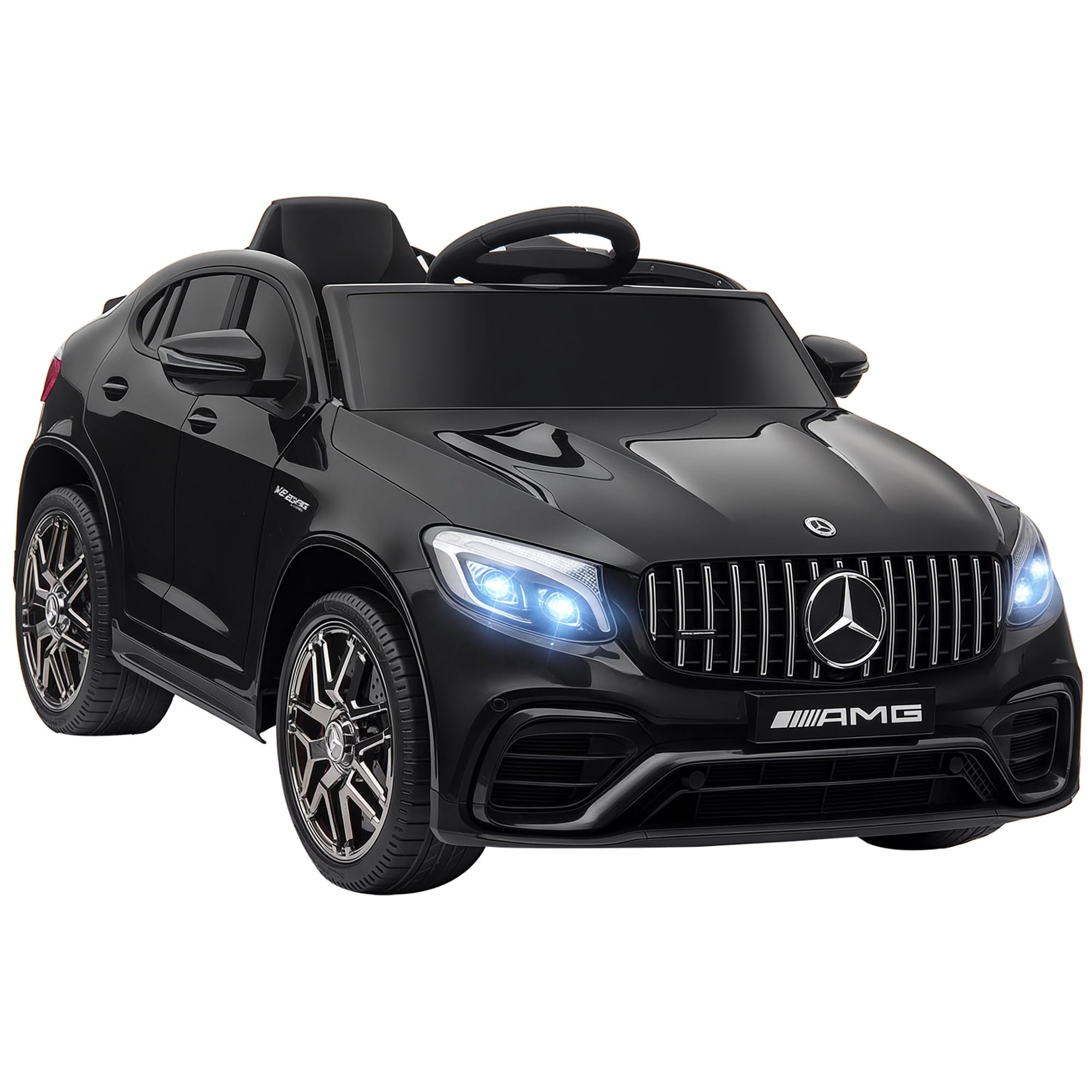 Photo 1 of *MISSING 3 WHEELS**Aosom 12V Toddler Ride On Car with Remote Control, Mercedes Benz AMG GLC63S Coupe, Electric Car with 2 Speed, MP3 Player, Light, Horn, Songs, Suspension, Black