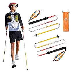 AONIJIE Trekking Poles - 2 Pcs Collapsible Aluminum
