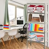 Trendi Metal Shelving Unit 5 Tier Heavy Duty Garage Home Office Storage view 2