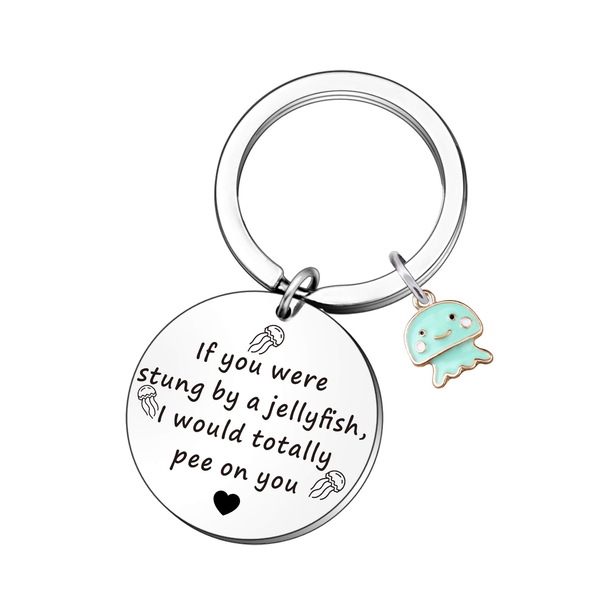 QMVMV Friendship Keyrings Gifts for Women Best Friend Birthday Christmas Presents Funny Keychain