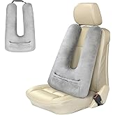 Gurnall Travel Pillow for Kids, U-Shaped Soft Car Travel Pillow for Sleeping with Removable Cover for Car Seat Head and Neck Support Children and Adult,Perfect for Long Road Travel,Grey