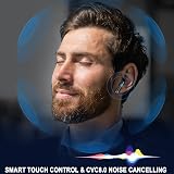 Jxrev Wireless Earbuds Bluetooth 5.4 Headphones ENC Noise Cancelling 40H view 5