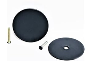 Door Hole Filler Cover | No Show Mounting Screws | Deadbolt Cover Plate | 2-5/8" | TUFF STRIKE | Prime Coat